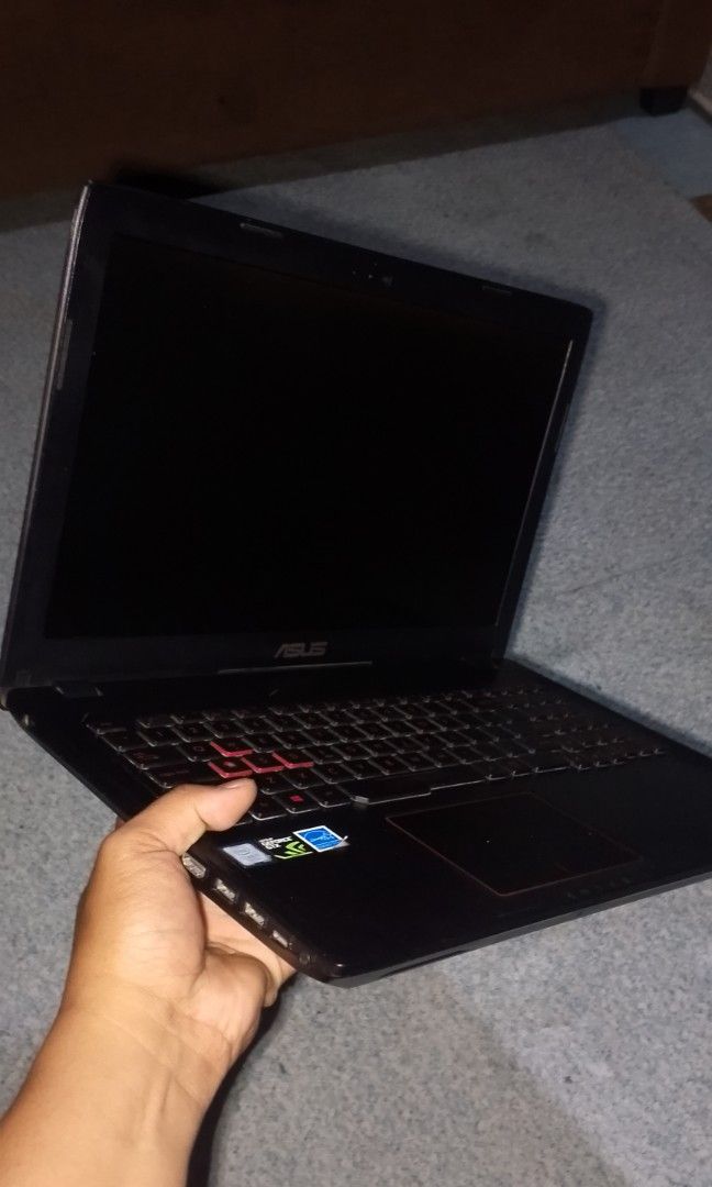 Rush Asus Gaming laptop Intel core i7 (Category: Laptops & Notebooks) located in Pasig City. Submitted by rechellevora (Listing ID 1359091402, Image 3). Description: 18k nlang po can play hard games programming editing stream specs Intel core i7 7th gen 8gb ram 512gb ssd GTX 1050 windows 10 pro installed and games makunat battery.