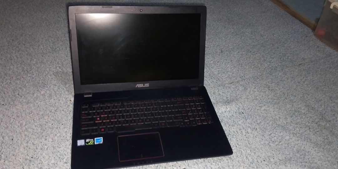 Rush Asus Gaming laptop Intel core i7 (Category: Laptops & Notebooks) located in Pasig City. Submitted by rechellevora (Listing ID 1359091402, Image 2). Description: 18k nlang po can play hard games programming editing stream specs Intel core i7 7th gen 8gb ram 512gb ssd GTX 1050 windows 10 pro installed and games makunat battery.