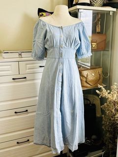 SALE! KASHIECA MAXI DENIM DRESS