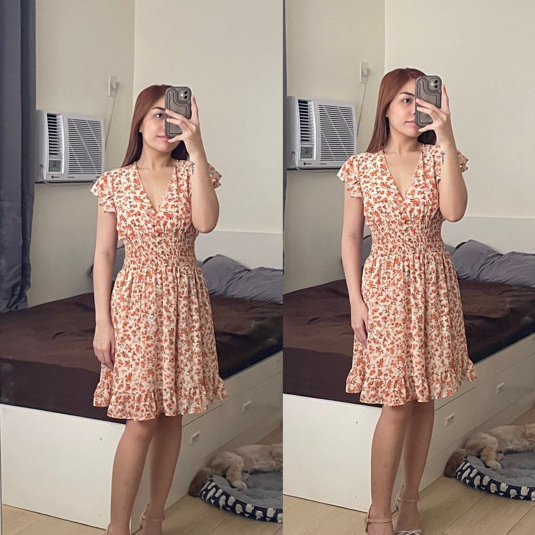 Summer Floral Dress (Category: Dresses) located in Mabalacat. Submitted by fusecollective (Listing ID 1358980840, Image 1). Description: Size: small- Medium 📍Mabalacat, Pampanga 🛵 J&T or Lalamove.