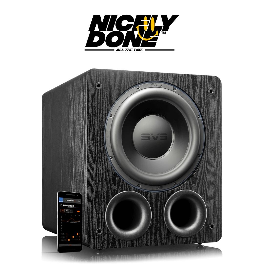 SVS PB-3000 – Advanced Ported Subwoofer | Massive Bass & Low Distortion (Category: Soundbars, Speakers & Amplifiers) located in Makati City. Submitted by nicelydonemla168 (Listing ID 1358939869, Image 1). Description: Designed for serious bass lovers, the SVS PB-3000 features a 13-inch driver paired with a 800W RMS, 2,500+W peak amplifier. Dual port tuning ensures deep bass down to 16Hz with minimal distortion. With an SVS DSP-controlled app, you