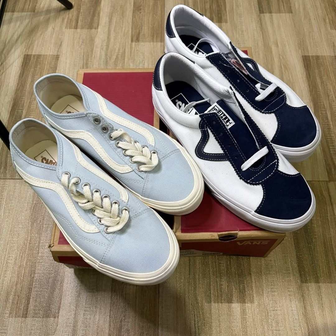 Vans Old Skool Tapered & Vans Sport (Category: Sneakers) located in Tagum. Submitted by dpca_ (Listing ID 1359015177, Image 1). Description: Vans Old Skool Tapered Winter Sky size 8 men's & 9 men's ₱1,500 each only (SRP ₱4,998) Vans Sport Dress Blue White size 10 men's(2) & 11 men's ₱1,300 each only (SRP ₱3,495) size 9 men's(2) *yellowing spots ₱1,000 each only (SRP ₱3,495) 📍Davao del Norte.