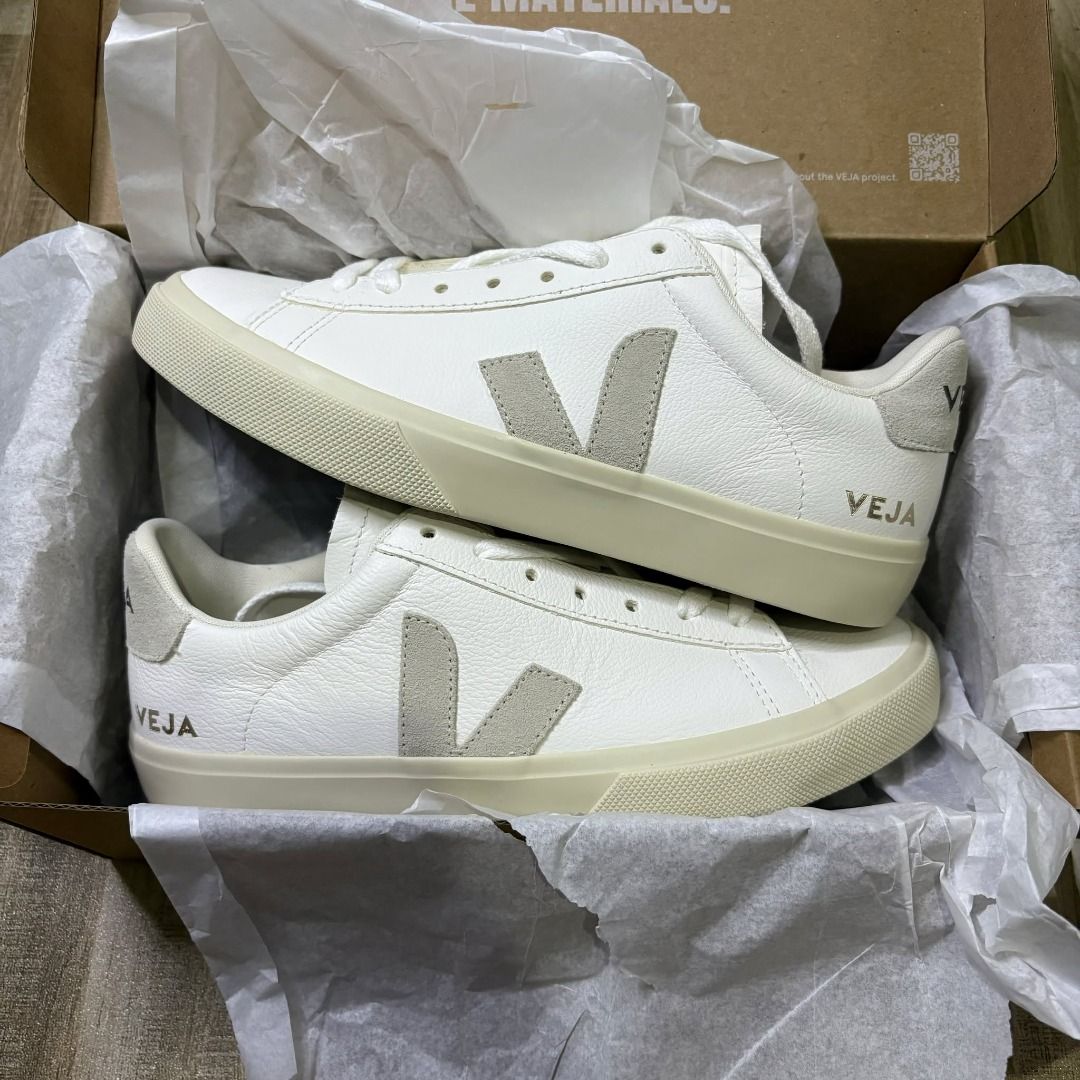 Veja Campo White/Natural Suede (Category: Sneakers) located in Tagum. Submitted by dpca_ (Listing ID 1359007555, Image 1). Description: Veja Campo White/Natural Suede size 8w ₱7,000 only (SRP ₱8,750) 📍Davao del Norte.