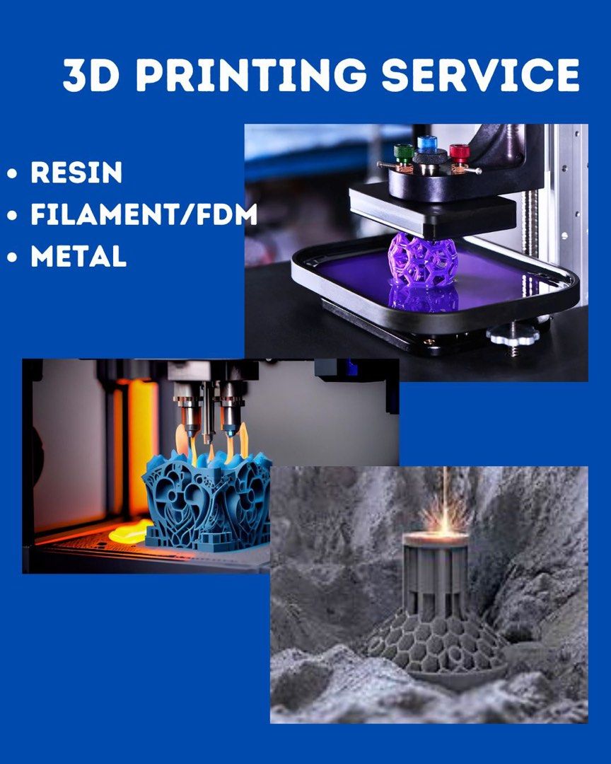 3D Printing and Fabrication Services (Category: Printing, Design & Marketing) located in Singapore. Submitted by _the_collector_ (Listing ID 1359284986, Image 2). Description: We are a team of makers who support fellow makers globally. In Singapore we offer a multitude of services from 3D printing, CNC Machining, 3D design work, paint and assembly. Contact us today if you have a project in mind. WE’RE FRIENDLY and would love to discuss your proje