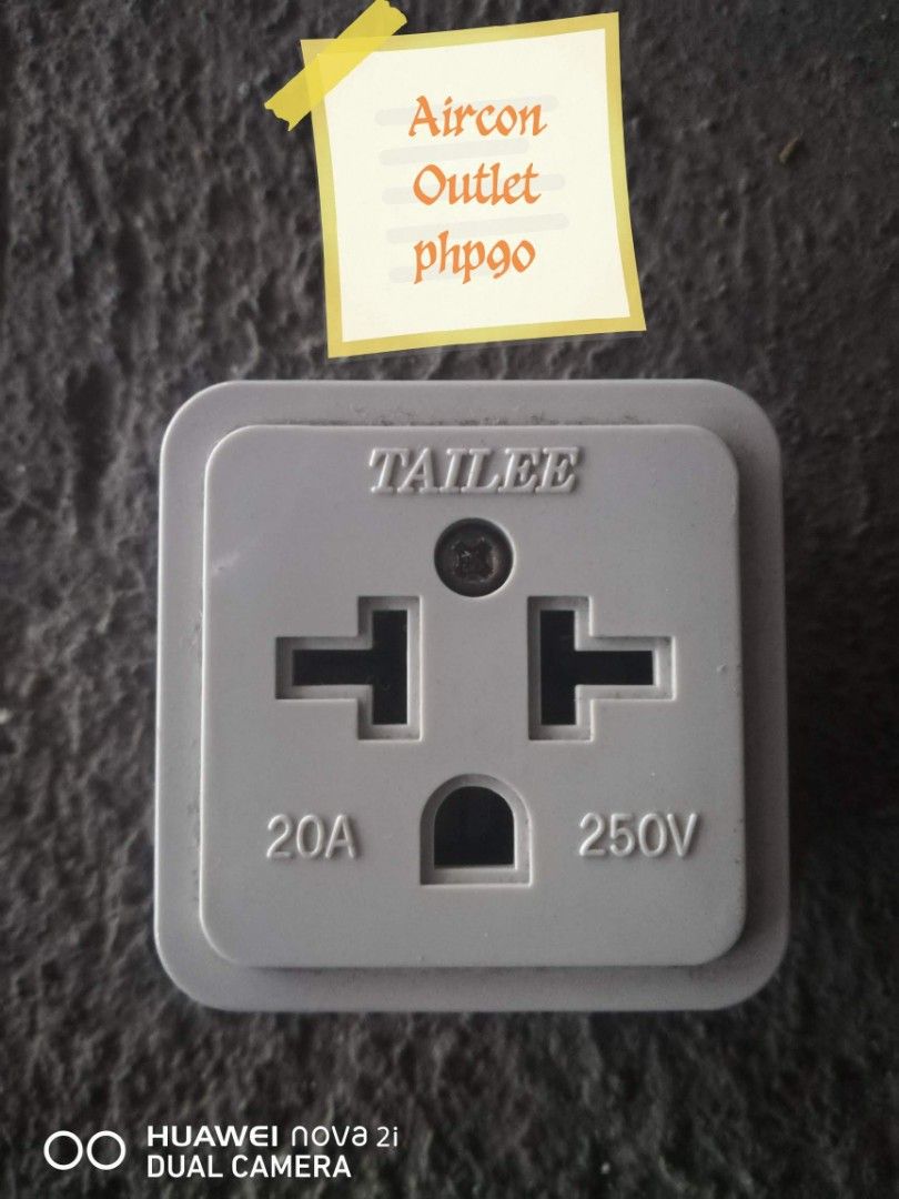 Aircon Outlet (Category: Electrical, Adaptors & Sockets) located in Iloilo. Submitted by pinspirewitha (Listing ID 1359129824, Image 1). Description: Ship via j&t. We ship when paid. MOP: gcash, bpi, bdo..