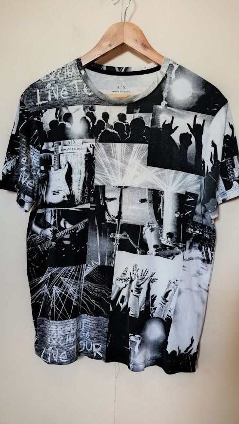 Armani Exchange T Shirt Round Collar (Category: Tshirts & Polo Shirts ) located in Quezon City. Submitted by havenshubb (Listing ID 1359148648, Image 1). Description: * Brand: Armani Exchange Men's T-Shirt Round Collar 3HZTFS ZJH4Z * Size: Medium on tag (Regular Fit) * Dimension: 20in x 27in * Color rate & condition: 10/10 (Excellent condition * No issue * Color may vary due to screen / monitor color calibration.