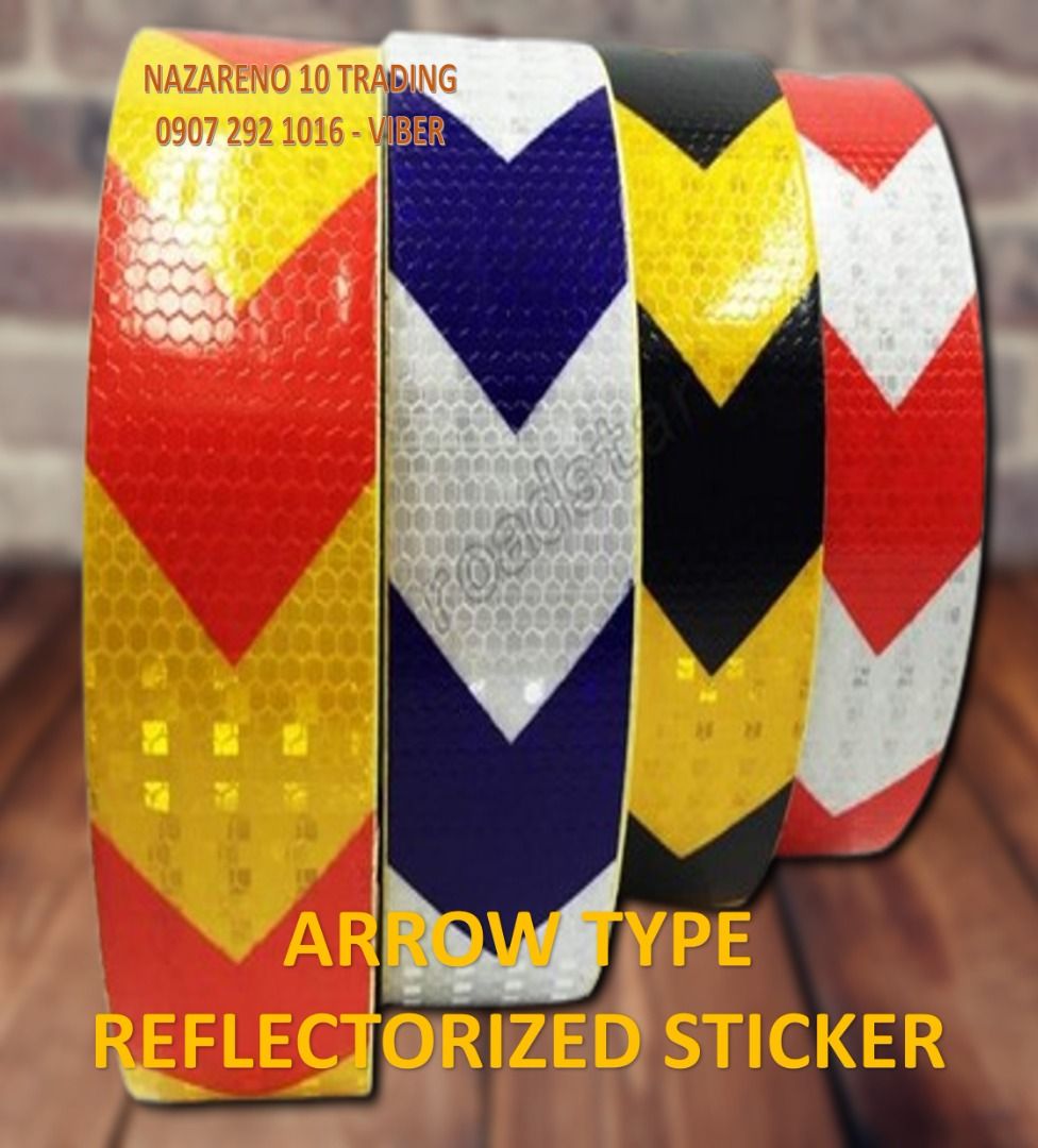 Arrow Reflectorized sticker 128, Everything Else, Others on Carousell