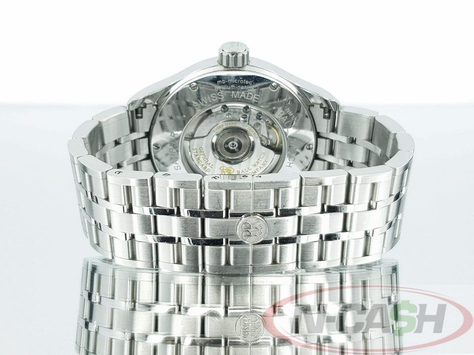 Ball Trainmaster Power Glow Automatic Black Dial (Category: Luxury Watches) located in Makati City. Submitted by luxury_by_ncash_2 (Listing ID 1359159373, Image 2). Description: N-Cash Pawnshop "Instant Cash for Bags, Watches, Cars, and Electronics" https://www.ncash-pawnshop-philippines.com/ Ball Trainmaster Power Glow Automatic Black Dial Ref. NM1056D-SAJ-BK 41mm steel case 42-hour power reserve Ball Calibre 197 movement Purchased at local Ball