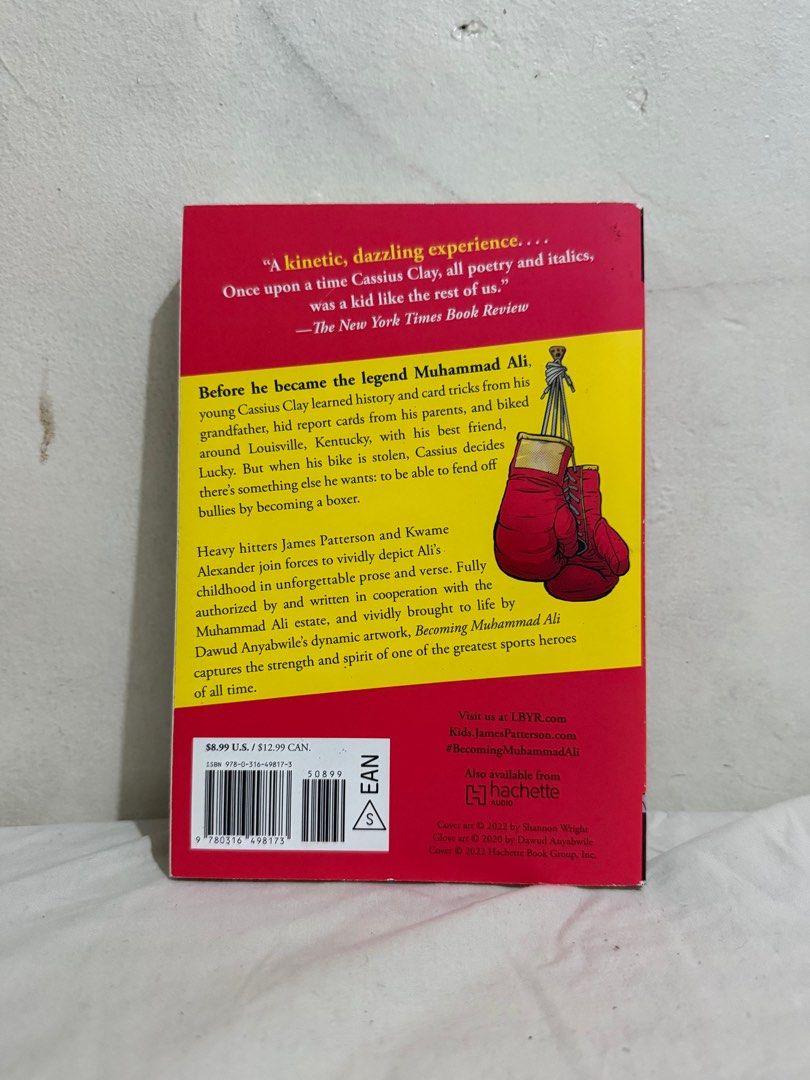 Becoming Muhammad Ali: A Novel (Trade Paperpack) (Category: Storybooks) located in Manila. Submitted by armxdm (Listing ID 1359290351, Image 2). Description: Softcover (Trade Paperback) 320 pages NO ISSUES ⭐️4.2/5 on Goodreads ⭐️4.8/5 on Amazon — Before he was a household name, Cassius Clay was a kid with struggles like any other. Kwame Alexander and James Patterson join forces to vividly depict his life up to age seventeen in both prose and vers