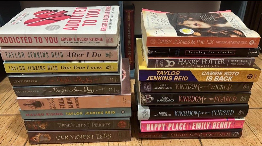 BOOKS FOR SALE (Category: Storybooks) located in Cainta. Submitted by alysaap (Listing ID 1359202493, Image 1). Description: BOOKS FOR SALE Message for more pics and specific prices of each book Books Available: Looking for alaska Harry potter Daisy jones - ❌SOLD❌ After i do - ❌SOLD❌ One true loves - ❌SOLD❌ Shadows between us These violent delights (set) Foul lady fortune Happy place - ❌SOLD❌ Malibu Rising Addicted to you - Kingdom of the wicked 
