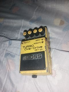 Boss Turbo OverDrive Guitar effects
