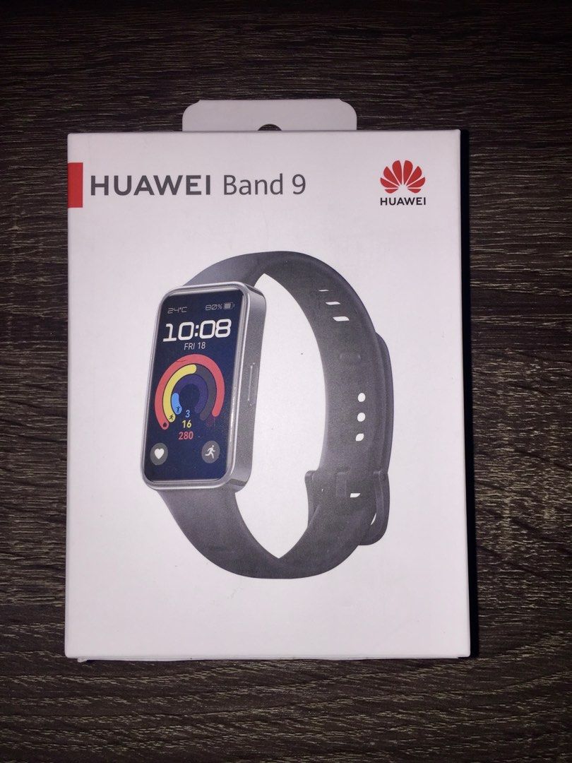 Brand New Sealed Huawei Band 9 (Category: Wearables & Smart Watches) located in Manila. Submitted by thriftbliss (Listing ID 1359189813, Image 1). Description: Originally bought: ₱1,899 ‼️LAST PRICE: ₱1,200 ✔️Sealed ✔️With charger cable inside RFS: Selling it because I got two smart watches Delivery Fee: Paid by buyer :D .