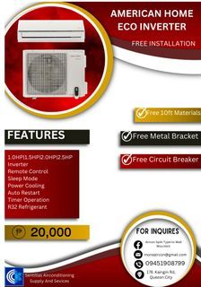 BRANDNEW AND SEALED SPLIT YYPE AIRCON
