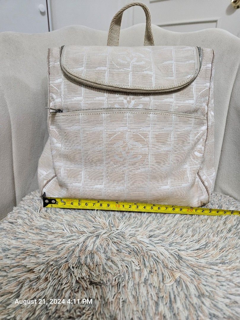 Chanel backpack/crossbody original (Category: Luxury Bags & Wallets) located in San Juan City. Submitted by rmdeclutter (Listing ID 1359126773, Image 3). Description: it was a backpack then converted the strap to ceossbody so now it can be used both ways plus I added a hand strap. had this restored at Prime Restore which amounted to 10k..