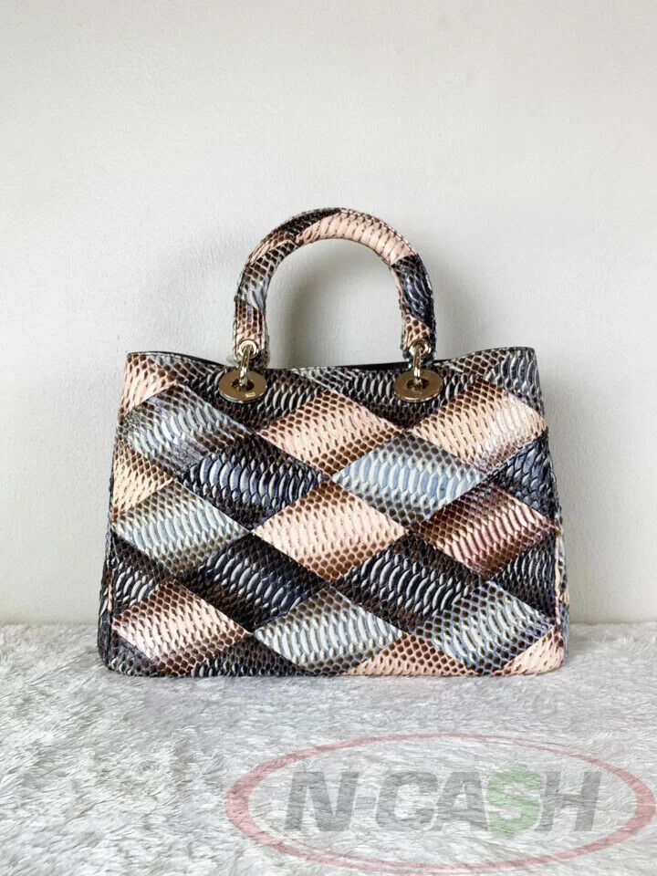 Christian Dior Diorissimo Tote Patchwork Python (Category: Luxury Bags & Wallets) located in Makati City. Submitted by luxury_by_ncash_2 (Listing ID 1359152053, Image 2). Description: N-Cash Pawnshop "Instant Cash for Bags, Watches, Cars, and Electronics" https://www.ncash-pawnshop-philippines.com/ Christian Dior Diorissimo Tote Patchwork Python Christian Dior Diorissimo Tote Patchwork Python with a retail price of around Php 600,000 now availabl