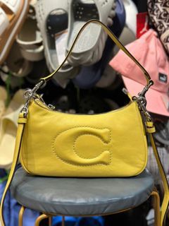 Coach Teri Yellow two way bag