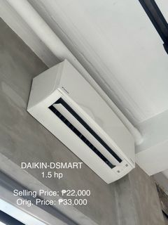 Daikin Dsmart 1.5hp and 2.5hp split type inverter for sale