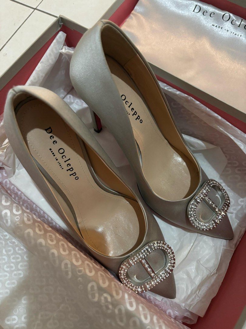Dee Ocleppo Black Leather High Heel Pumps main image 1
