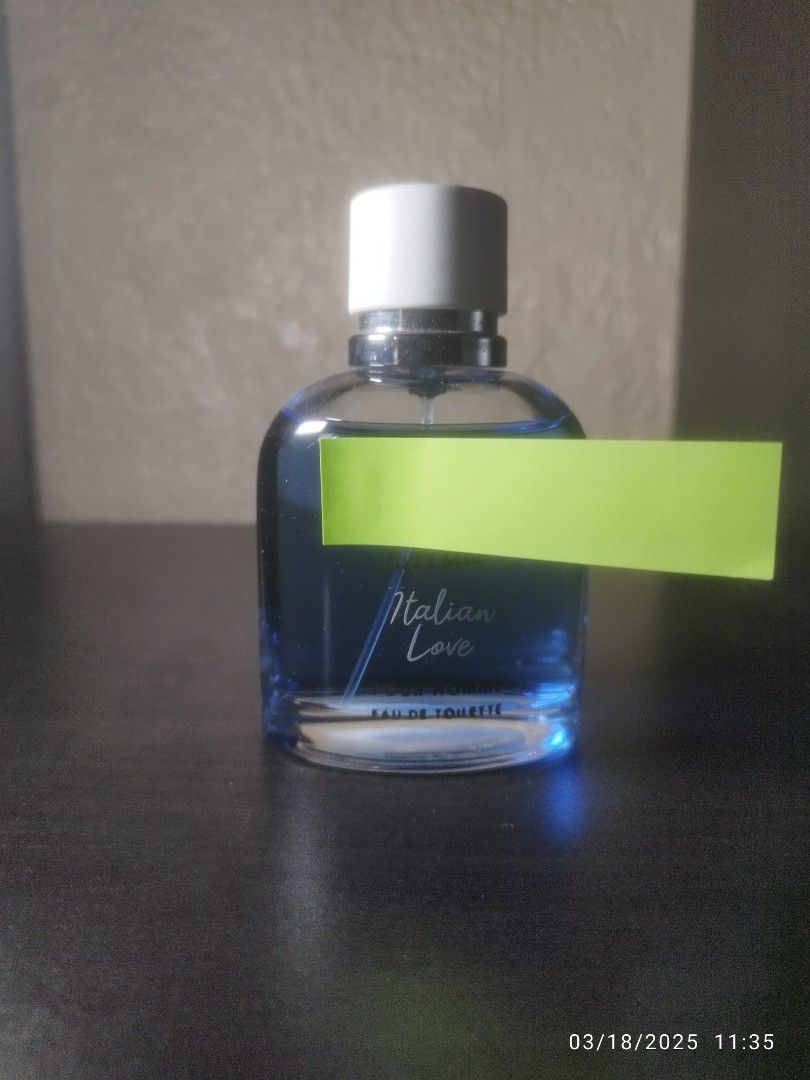 dng light blue italian love (Category: Fragrance & Deodorants) located in Manila. Submitted by jnova7 (Listing ID 1359167359, Image 1). Description: dng italian love qc gcash payment buyer shoulder shipping fee.