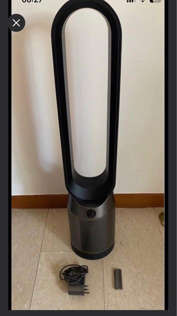 Dyson Air Purifier (TP04) (Category: Fans) located in Singapore. Submitted by shiro0yuki (Listing ID 1359281726, Image 1). Description: Didn’t use for quite sometime and kept aside, hence need to clean up before use. The filter need to be replace.