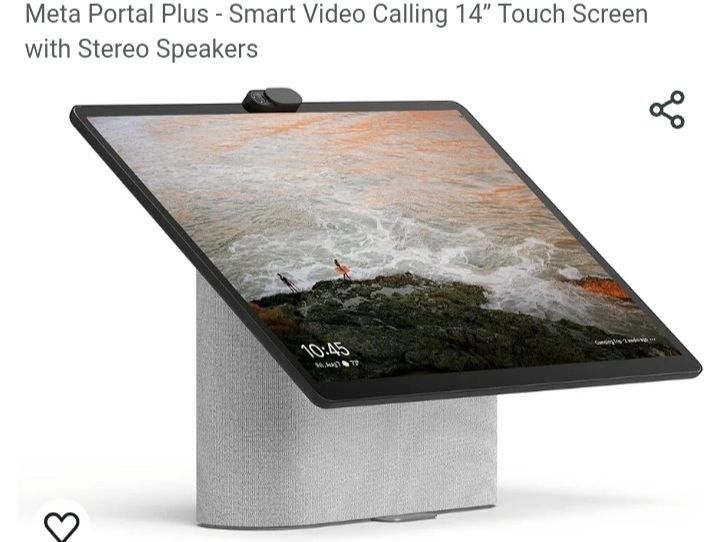 Facebook Meta portal plus smart video (Category: Android) located in Quezon City. Submitted by ParkFilter (Listing ID 1359125808, Image 1). Description: Minimal flaws in the unit but working perfectly fine. speaker serves as the stand Swipe to see specs.