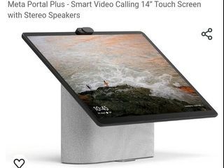 Facebook Meta portal plus smart video