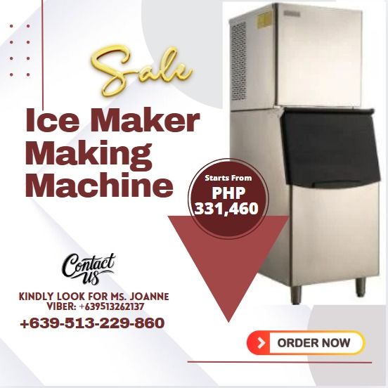 For Sale Ice Makers Ice Maker Making Machine LZ-500 (Category: Ice-cream Makers) located in Caloocan City. Submitted by casesarian62993 (Listing ID 1359142715, Image 1). Description: 🌏WE DELIVER NATIONWIDE🌏 🚛THRU: LBC, AP CARGO Etc. 💰Terms Of Payment: 💰50% Security Deposit for processing of unit✔️ 💰50% Cash Upon Delivery or pick up Along PasigArea✔️ ✅ Pre-Order Basis 🛒. PRE ORDER PLEASE EXPECT 30 TO 35 DAYS DELAY BEFORE THE RESERVATION DAT