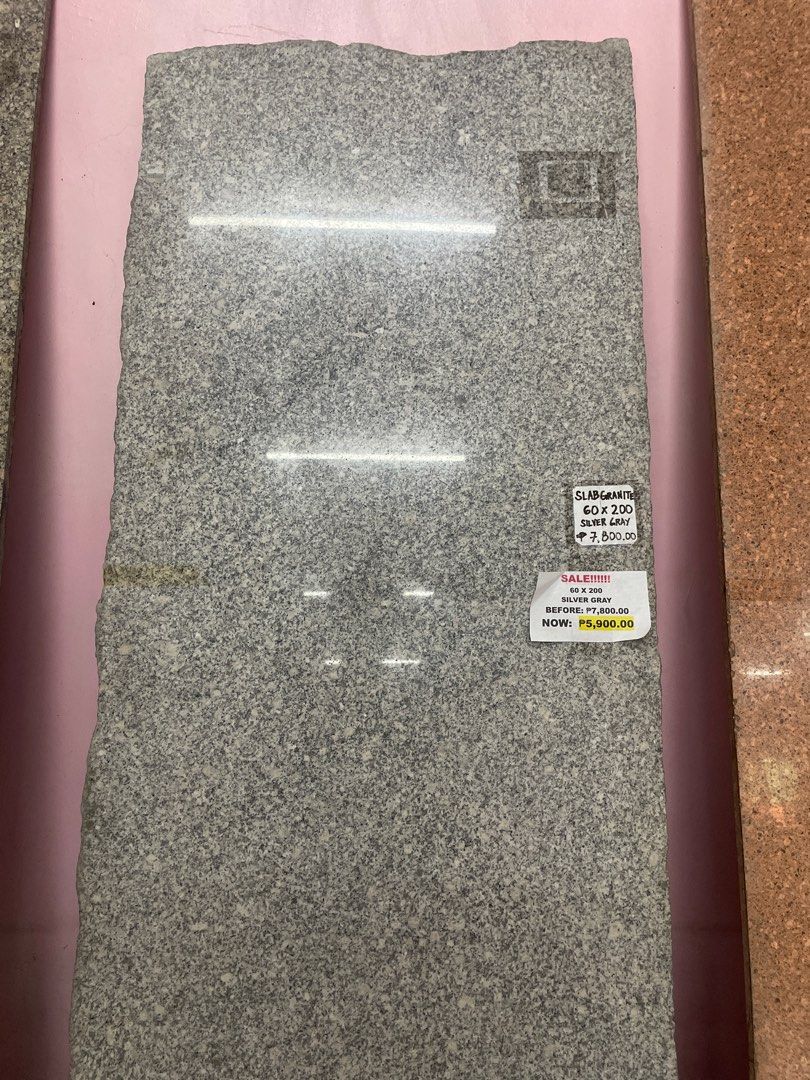 Granite Slab for COUNTERTOP (60x200) Silver Gray (Category: Construction & Building Materials) located in Muntinlupa City. Submitted by smjsouthbuilders (Listing ID 1359199299, Image 2). Description: Granite Slab 60x200 Silver gray .