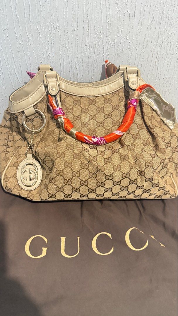 Gucci Sukey Bag (Category: Luxury Bags & Wallets) located in Quezon City. Submitted by kathysclosetph (Listing ID 1359238062, Image 1). Description: Gucci Sukey Medium Bag. Still in great condition. Used only a few times. Payment via BPI/Gcash Shipping c/o buyer.