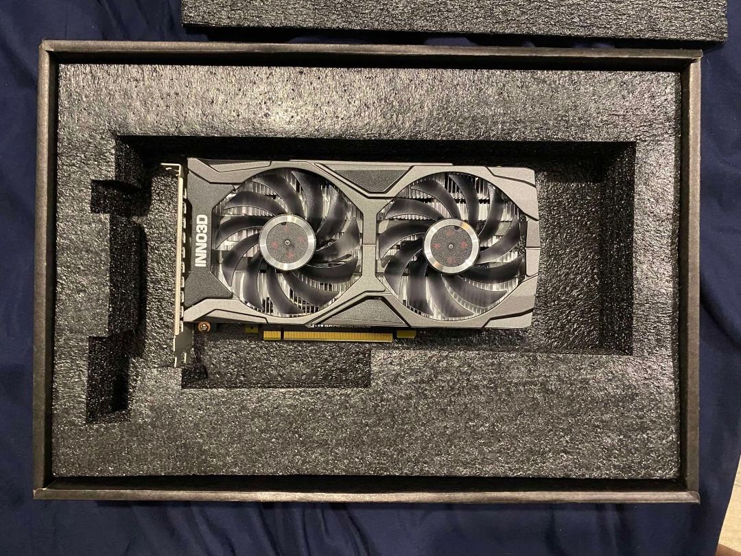 Inno3D RTX 2060 TWIN X2 NVIDIA (Category: Computer Parts) located in Pateros City. Submitted by joe.adams (Listing ID 1359265403, Image 1). Description: Inno3D RTX 2060 TWIN X2 Brand New Condition. UNUSED NO BOX (Can provide another box for shipping safety) full specs: https://www.techpowerup.com/gpu-specs/inno3d-rtx-2060-twin-x2.b6607 Price Negotiable WYSIWYG. No Warranty Included MOP: BDO, BPI, UB SF c/o Buyer.