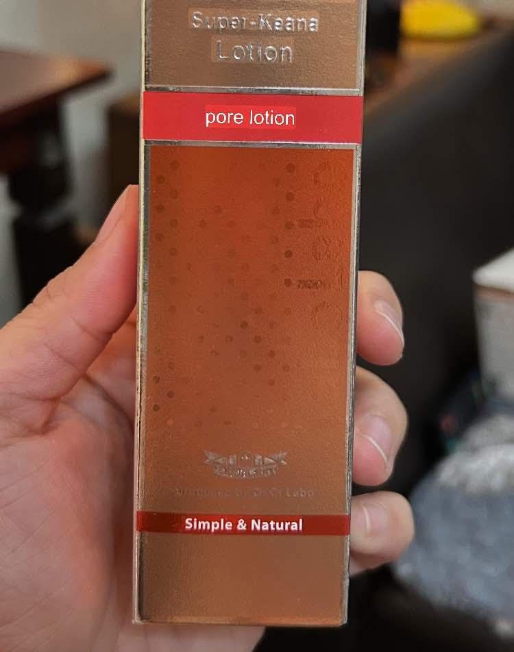 Labo labo super keana lotion 100ml (Category: Face Care) located in Cavite. Submitted by jhe017 (Listing ID 1359237524, Image 2). Description: ‼️ONHAND‼️ ✨Labo labo super-keana Lotion 100ml from japan✨₱399 💕Super-Keana Lotion is a cleansing lotion which eliminates all the problems by then, including darkened pores, blackheads and enlarged pores 💕Contains 200% of hyaluronic acid and collagen, so after using the product the skin remains moisturiz