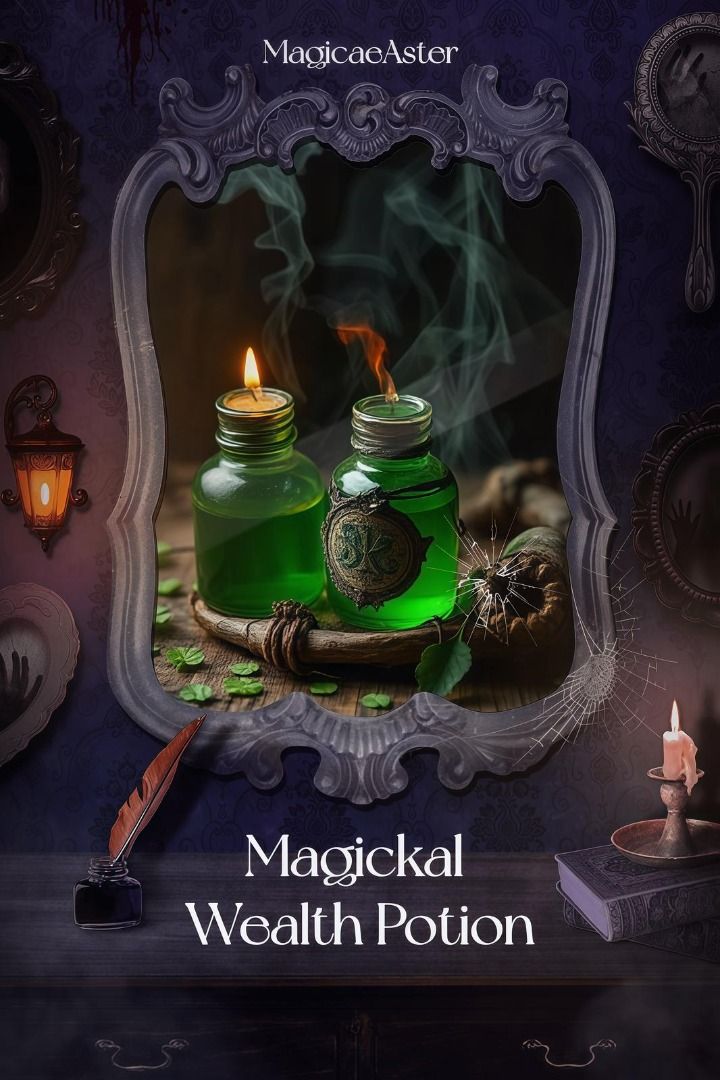 MagicaeAster Magickal Wealth Potion, Hobbies & Toys, Religious Items on ...