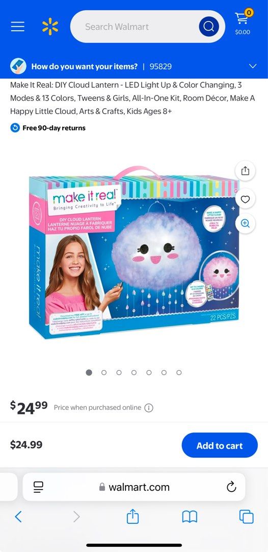 Make it real- led cloud light (Category: Lighting) located in Manila. Submitted by stuffandthingsdeclutter (Listing ID 1359136946, Image 2). Description: Walmart price approx 1,500 pesos .