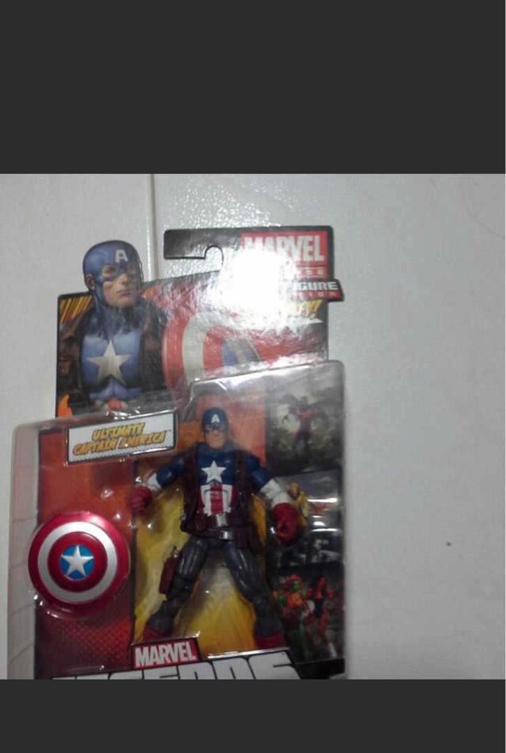 MARVEL LEGENDS ULTIMATE CAPTAIN AMERICA (BLUE VERSION RARE) SERIES 8 VIII TOYBIZ MARVEL LEGENDS ULTIMATE CAPTAIN AMERICA (BLUE VERSION RARE) SERIES 8 VIII TOYBIZ