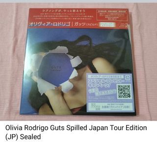 Olivia Rodrigo Guts Spilled Japan Tour Edition CD (sealed)
