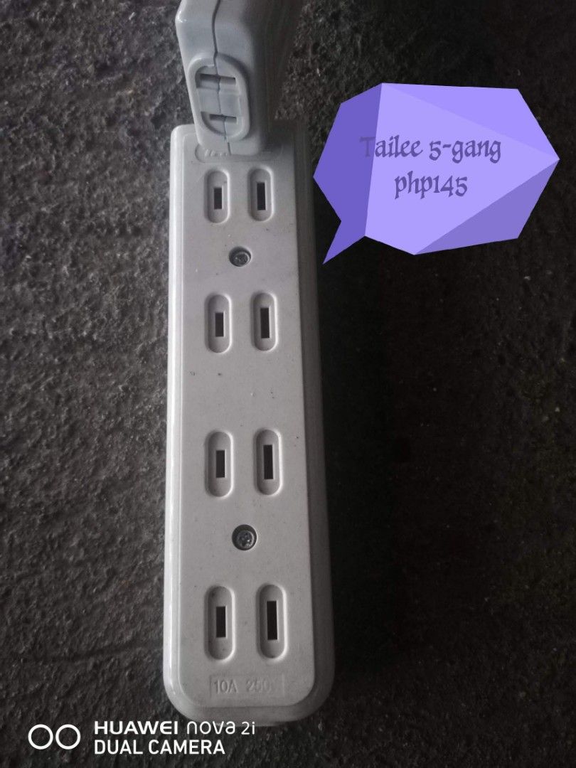 Outlet 5-Gang (Category: Electrical, Adaptors & Sockets) located in Iloilo. Submitted by pinspirewitha (Listing ID 1359129527, Image 1). Description: We ship when paid. Ship via j&t. MOP: gacsh, bdo, bpi..