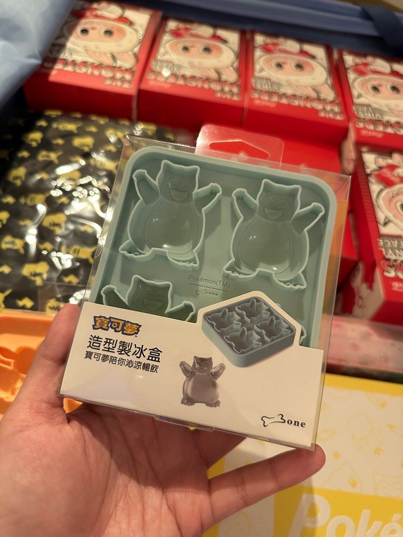 Pokemon ice cube tray/molder (Category: Other Kitchenware & Tableware) located in Davao. Submitted by jmcare (Listing ID 1359270040, Image 1). Description: 850php Each Eevee Snorlax.