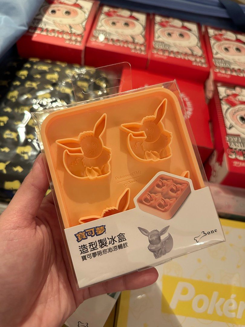 Pokemon ice cube tray/molder (Category: Other Kitchenware & Tableware) located in Davao. Submitted by jmcare (Listing ID 1359270040, Image 2). Description: 850php Each Eevee Snorlax.