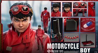 Present Toy PT-64 Motorcycle Boy - Based on KANEDA from Akira