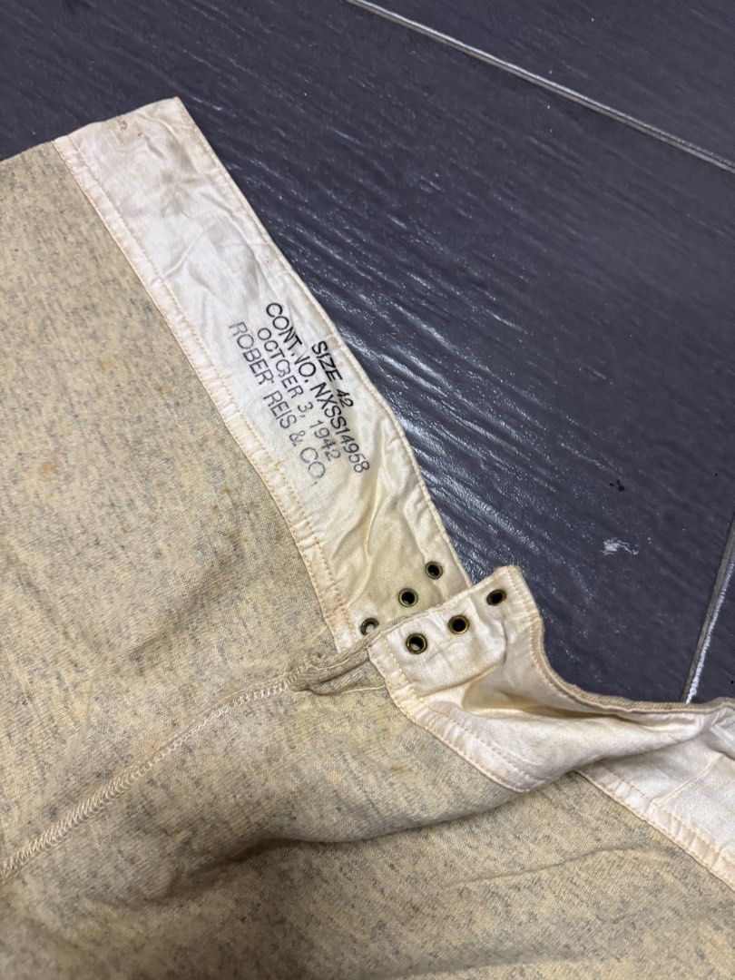 Wool Inner Pants RARE ! VINTAGE 1942 USN WOOL INSIDE PANTS, Men's Fashion, Bottoms ...
