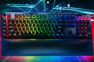 Razer black widow v4 keyboard 100%