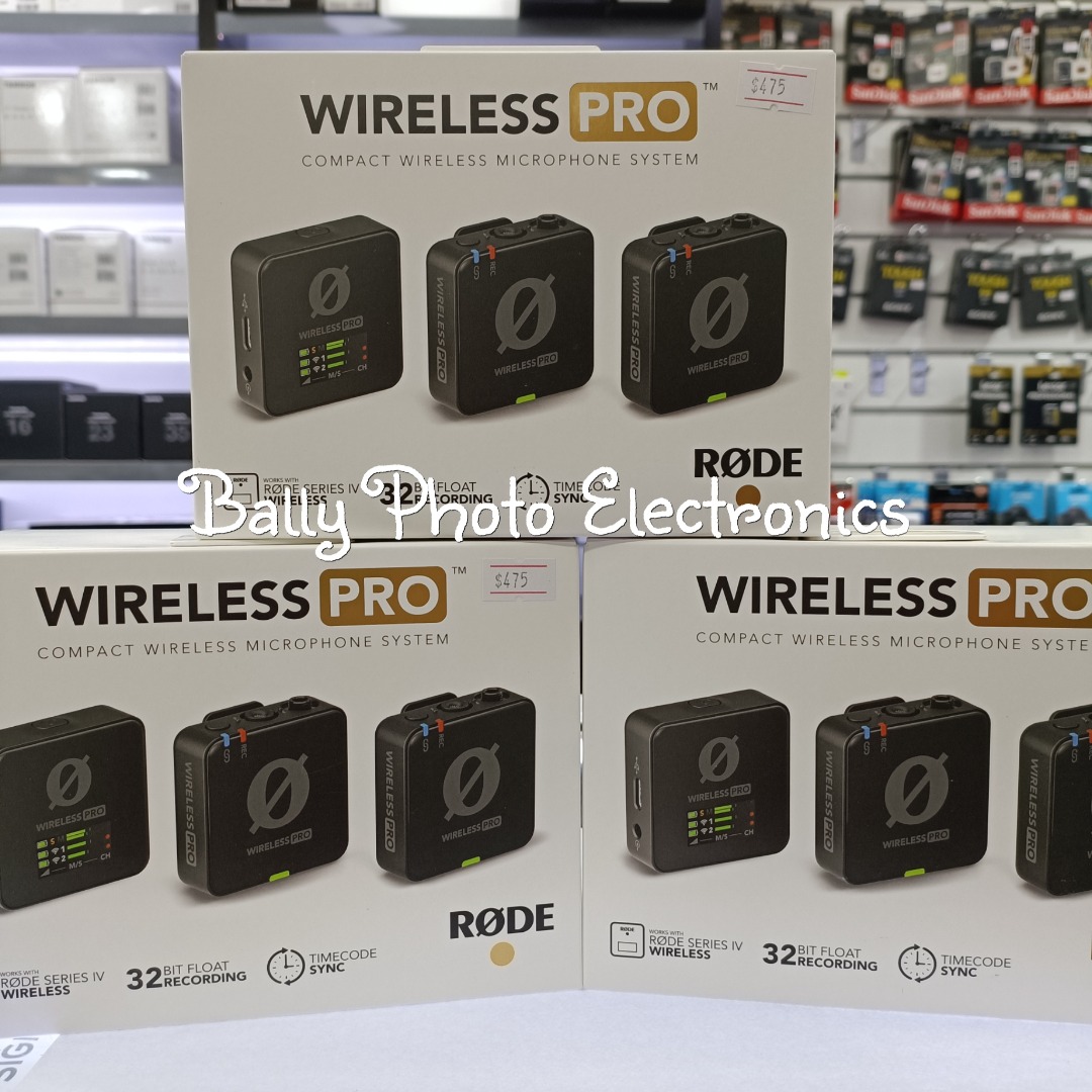 RØDE Wireless PRO Compact Wireless Track Set with Timecode, 32-Bit ...