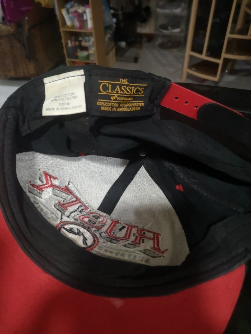 Rusty cap (Category: Caps & Hats) located in Santa Rosa. Submitted by abj_104 (Listing ID 1359181309, Image 2). Description: Like new 👍 logo, flat brim is firm, snapback, detailed 6 panel tape print Price is negotiable Contact # 09563255292 1. SF at Buyers expense (J&T, Lalamove, LBC) 2. Available for Meet up in SM Sta Rosa or nearby places only.