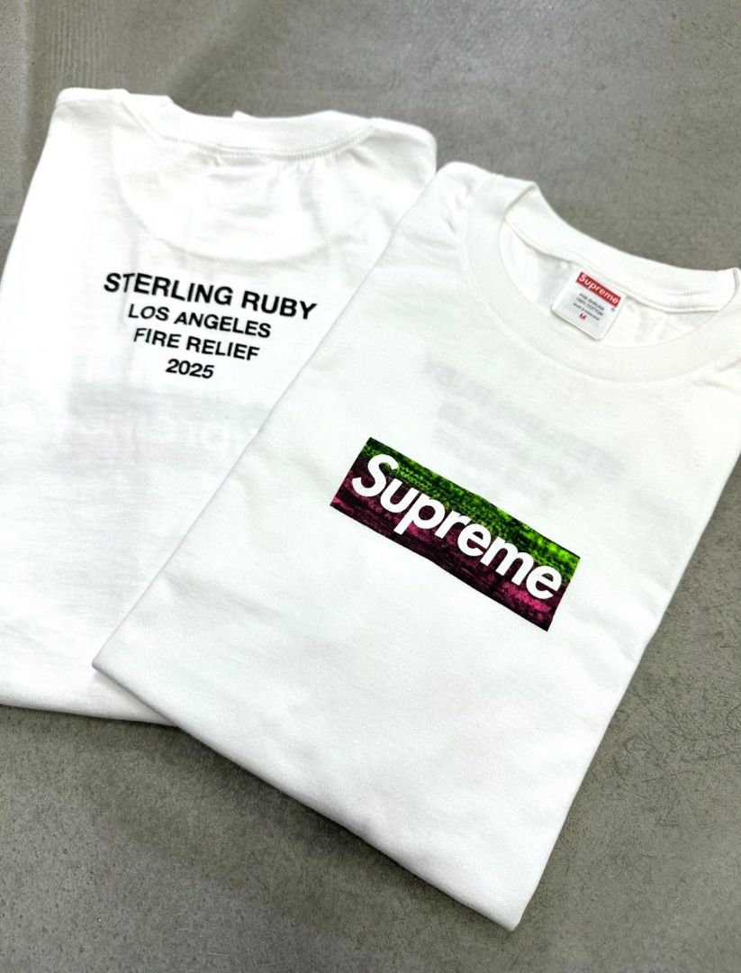 Los Angeles Fire Relief Box Logo Tee – News – Supreme Supreme Los