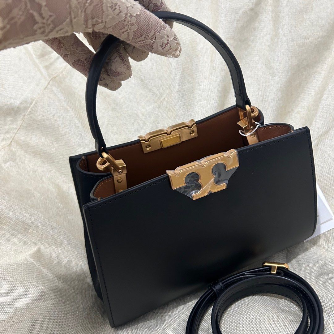 TB - Tory Burch Mini Eleanor Satchel (Category: Luxury Bags & Wallets) located in Quezon City. Submitted by luxurybyluci (Listing ID 1359259196, Image 2). Description: Tory Burch Mini Eleanor Satchel Leather Material Complete with Inclusions Authentic On Hand.