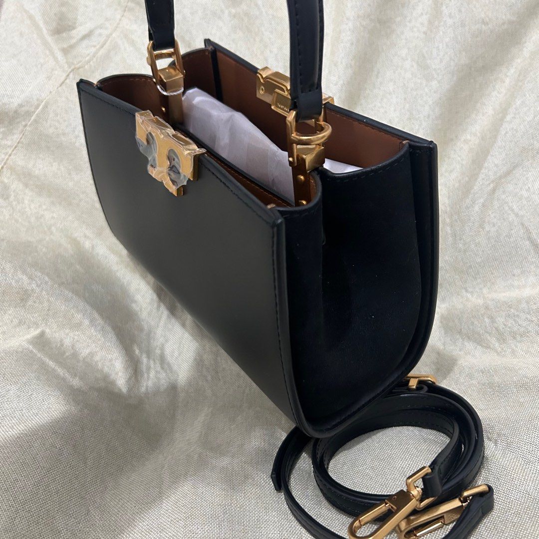 TB - Tory Burch Mini Eleanor Satchel (Category: Luxury Bags & Wallets) located in Quezon City. Submitted by luxurybyluci (Listing ID 1359259196, Image 3). Description: Tory Burch Mini Eleanor Satchel Leather Material Complete with Inclusions Authentic On Hand.