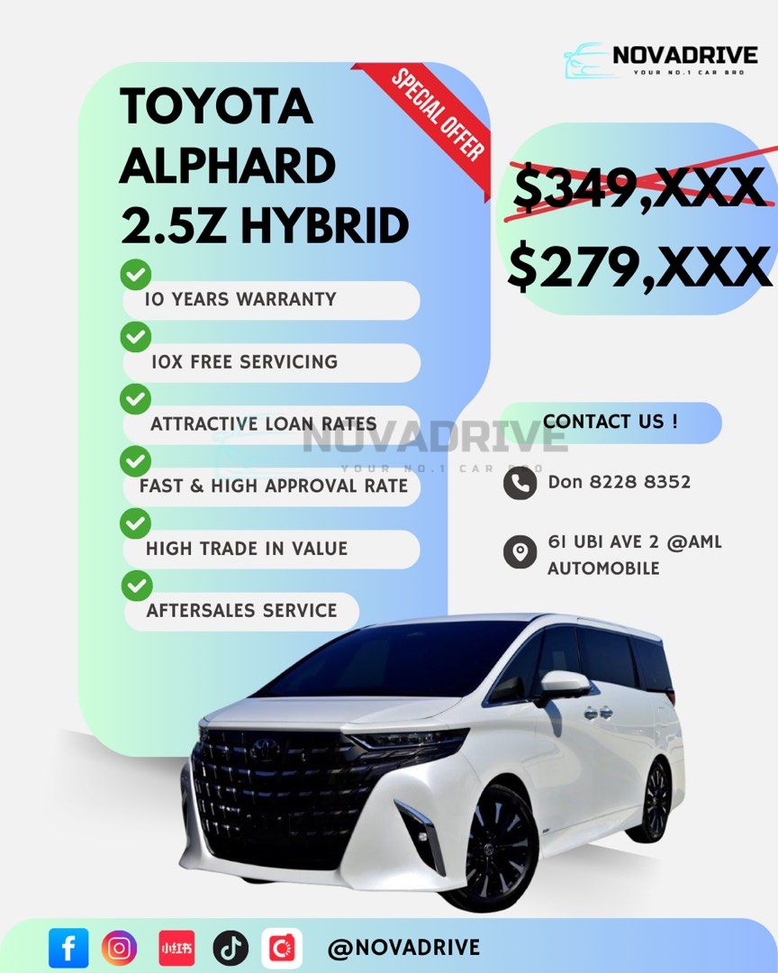 Toyota Alphard 2.5Z Hybrid (BRAND NEW 2024)62885348307841111