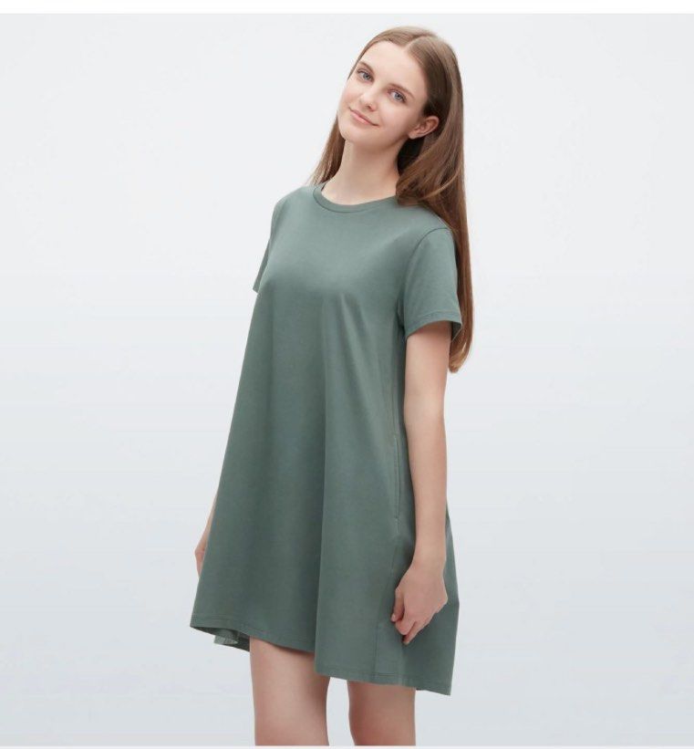 Uniqlo Tshirt Dress (Category: Dresses) located in Manila. Submitted by eunica02 (Listing ID 1359286778, Image 3). Description: Used only once.