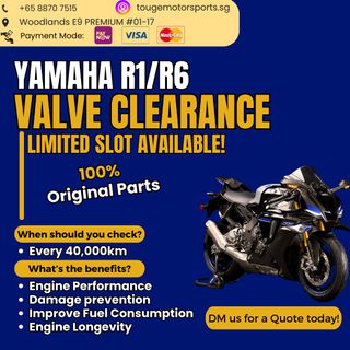 R3 yamaha service For Sale Motorcycles Carousell Singapore