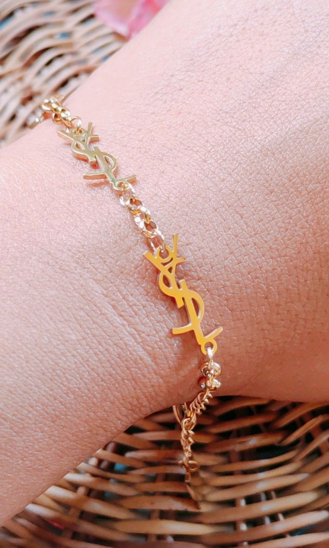 YSL bracelet from japan (Category: Luxury Accessories) located in Quezon City. Submitted by liambags (Listing ID 1359128489, Image 1). Description: YSL bracelet from japan no flaws with stamp size adjustable with gift box kindly pm me.